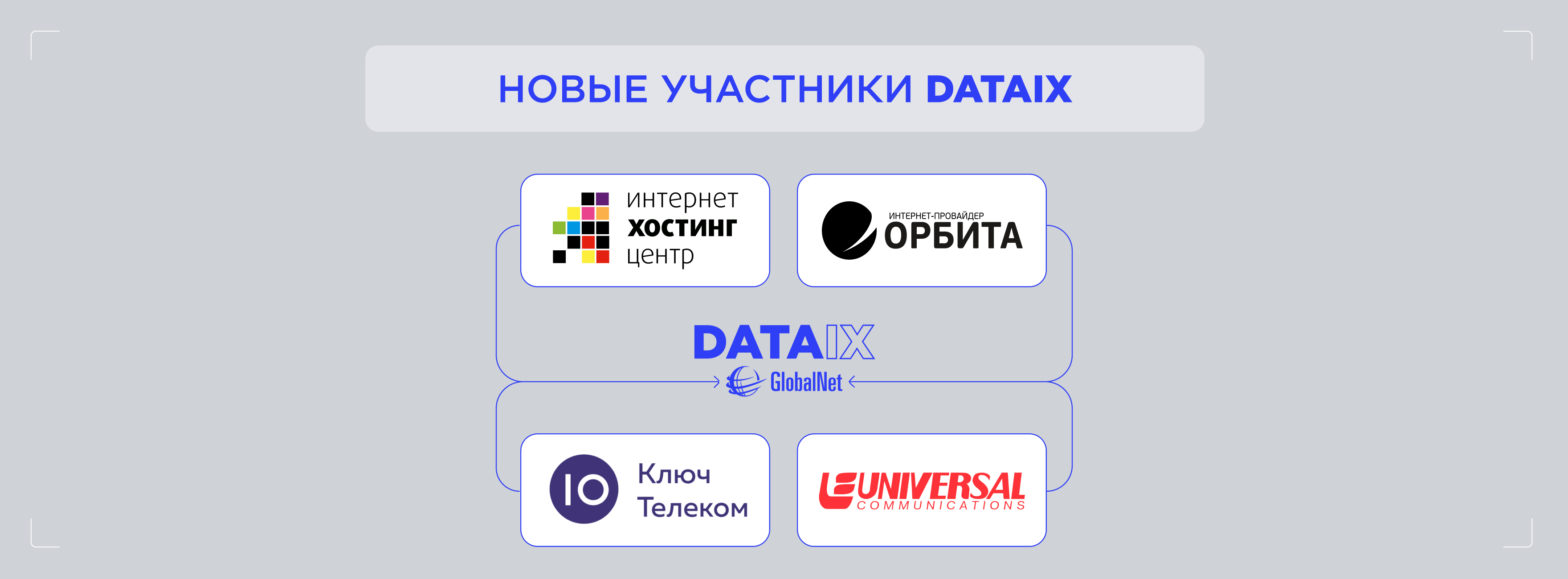 Новые участники сети DATAIX